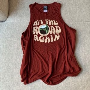 Modern Lux Adventure Hit The Road Again Tank Top